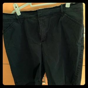 Lee black shorts. Size 12